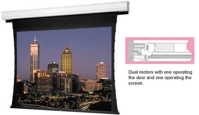 da-lite tensioned director electrol home theater projection screen